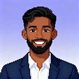 Pixel-art portrait of Piranavan Sivakumar